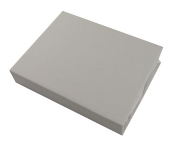 OLKA Prześcieradło z gumką 160x80 JERSEY białe