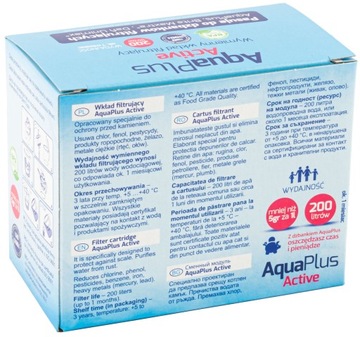 10x фильтр-вставка FILTER для кувшина AquaPlus