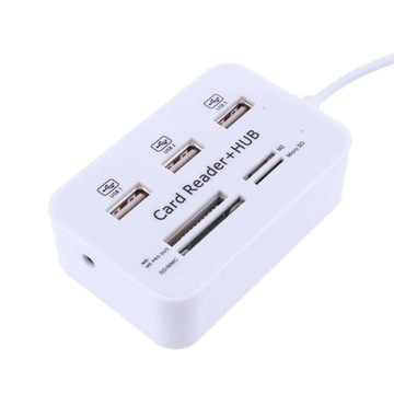 Driver Hub Hub 3X USB Card Reader 2.0 SD MicroSD