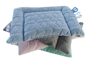 Комплект постельного белья в коляску VELVET 50х75 синий OLKA