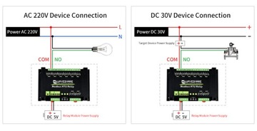 Модуль с 8 реле – RS485 Modbus RTU