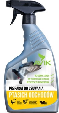 PREPARAT DO USUWANIA PTASICH ODCHODÓW 750ML ŚRODEK