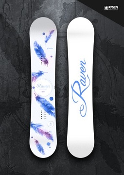 Zestaw snowboard RAVEN Mia White 150cm + wiązania FT360 + buty RAVEN Diva