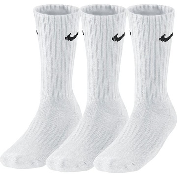 NIKE SKARPETY DŁUGIE BAWEŁNIANE VALUE r.38-42 3PAK
