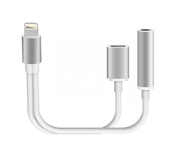 Adapter Iphone przejściówka jack 3,5mm +ładowanie