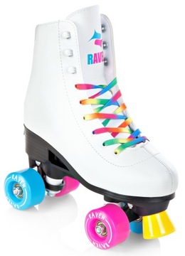 Классические регулируемые роликовые коньки RAVEN IRIS White 31-34