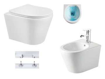MEXEN RICO MISKA WC RIMLESS DESKA + BIDET