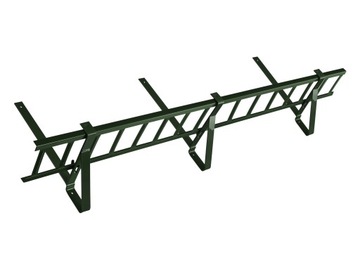 Płotek 200cm lakierowany 3uch do blachodachówki