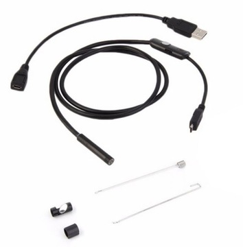 ЭНДОСКОПНАЯ КАМЕРА ДЛЯ ОСМОТРА ANDROID USB 5,5 ММ со светодиодом