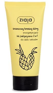 Ziaja żel pod prysznic 2w1 ciało włosy ananas