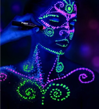 УФ-краска Карандаш для лица и тела PAINTGLOW UV Pink