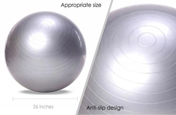 PIŁKA DO ĆWICZEŃ PILATES REHABILITACYJNA 65 CM