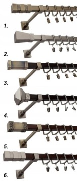 КВАДРАТНЫЙ КАРДИН ОДИНАРНЫЙ КВАДРАТНЫЙ КАРДИН 260 см