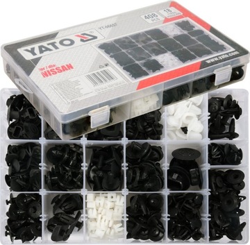 КОМПЛЕКТ АВТОМОБИЛЬНЫХ ЗАЖИМОВ YATO NISSAN 408