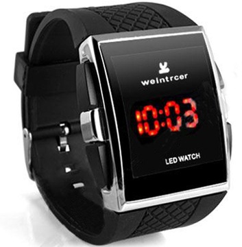 LED Sportowy Zegarek Elektroniczny Silikonowy