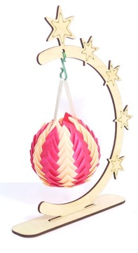 ПОДСТАВКА ДЛЯ ШАРОВ ЕЛКИ до 15см ДЕКУПАЖ DX89