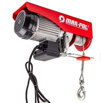 ЛЕБЕДКА 230В ЭЛЕКТРИЧЕСКАЯ ТРОСОВАЯ ЛЕБЕДКА 999кг