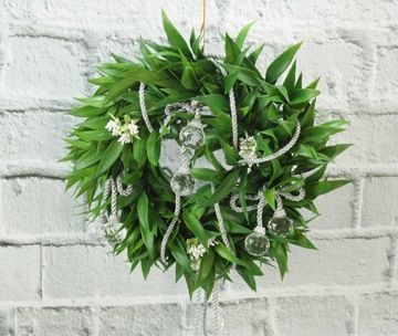 Серебряная нить для штор, свечей, подвески.