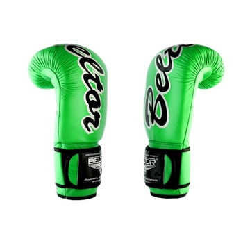 BELTOR Rękawice bokserskie VICTOUS green neon 10oz