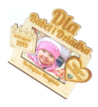 PERSONALIZOWANA RAMKA NA DZIEŃ BABCI, DZIADKA KU11