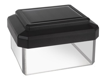 SOLARNA LAMPA LED NAKŁADKA NA SŁUPEK PŁOT OGRODZENIE SCHODY LAMPKA OGRODOWA