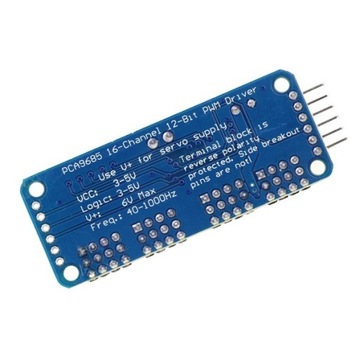 Модуль PCA9685 — 16-канальный ШИМ-контроллер