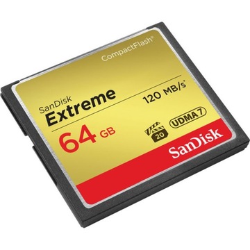 Карта памяти SANDISK Extreme CF 64 ГБ Compact Flash 120/85