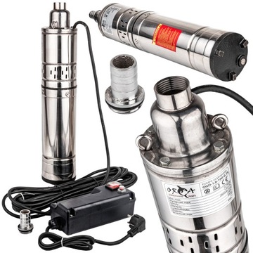 POMPA GŁĘBINOWA ŚRUBOWA DO WODY STUDNI 65M