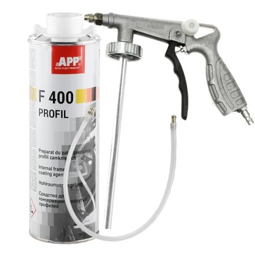 APP F400 do profili BEZBARWNY + pistolet SICO