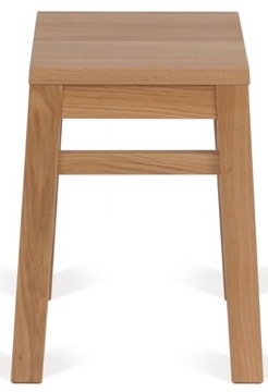 Taboret Luna H kuchenny drewniany stołek dębowy PL