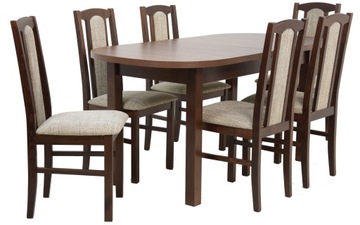 ZESTAW MEBLI do kuchni stół do 2m i 6 KRZESEŁ