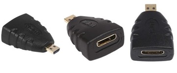Adapter Przejściówka mini HDMI do micro HDMI