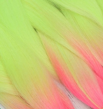 СИНТЕТИЧЕСКИЕ волосы для косичек ЦВЕТНЫЕ косички НАРАЩИВАНИЕ ВОЛОС ОМБРЕ