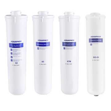 WKŁADY do Aquaphor MORION K5 K2 K7M + MEMBRANA RO