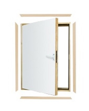 Drzwiczki kolankowe strychowe Fakro DWK 60x110 + Listwy wykończeniowe U=1,1