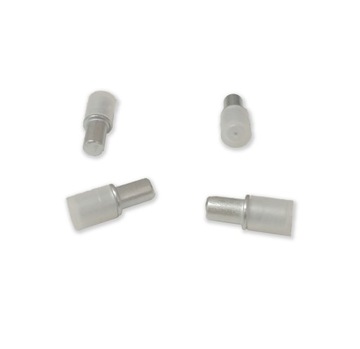 PODPÓRKA WSPORNIK UCHWYT PÓŁKI fi5 METAL Z OTULINĄ GUMKĄ KOSZULKĄ 100 SZTUK