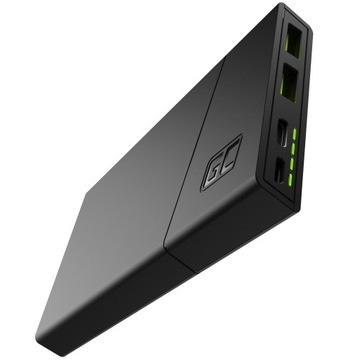 Green Cell GC PowerBank PowerPlay10S 10000 мАч черный