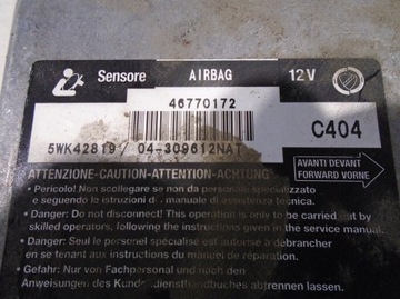 MODUL AIRBAG FIAT MAREA 1.9 JTD 46770172