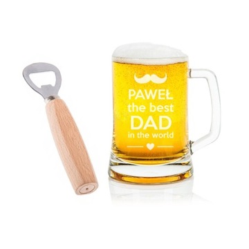 KUFEL DO PIWA Z GRAWEREM OTWIERACZ DO PIWA