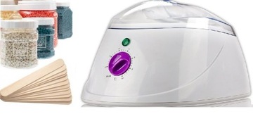 NeoNail Zestaw do Depilacji Podgrzewacz + Wosk 500g + Szpatułki