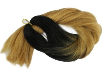 СИНТЕТИЧЕСКИЕ волосы для косичек ЦВЕТНЫЕ косички НАРАЩИВАНИЕ ВОЛОС ОМБРЕ