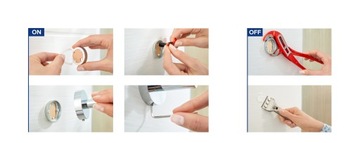 Держатель для туалетной бумаги tesa NO DRILLING