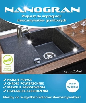 ПРОМПРЕГНАТ для гранитной мойки, мойка НАНОГРАН