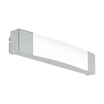 Kinkiet Eglo biały, odcienie szarości i zintegrowane źródło LED 8,3 W