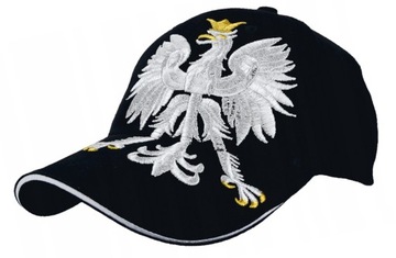 Czapka kibica z daszkiem POLSKA bejsbolówka HAFT