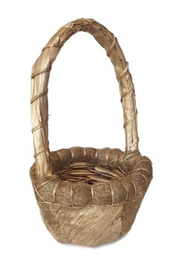 złoty KOSZ prezentowy KOSZE z kory palmowej 38 cm