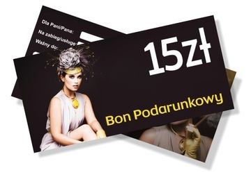 Bony podarunkowe Vouchery voucher upominkowe 50szt