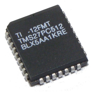 Pamięć OTP 512Kb(64Kx8) EPROM 27PC512-12 PLCC