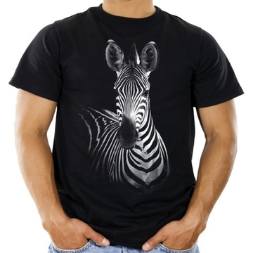Koszulka dziecięca z zebrą zebra w paski 152 cm