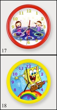 Детские настенные часы BAJKI, имя бесплатное PL